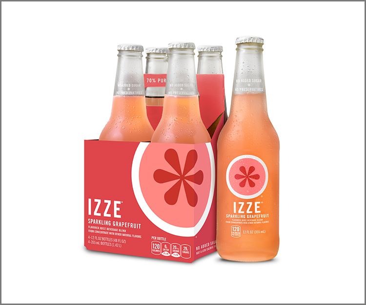 Save $2.50 on any two IZZE 4-packs!